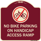 No Bike Parking on Handicap Access Ramp