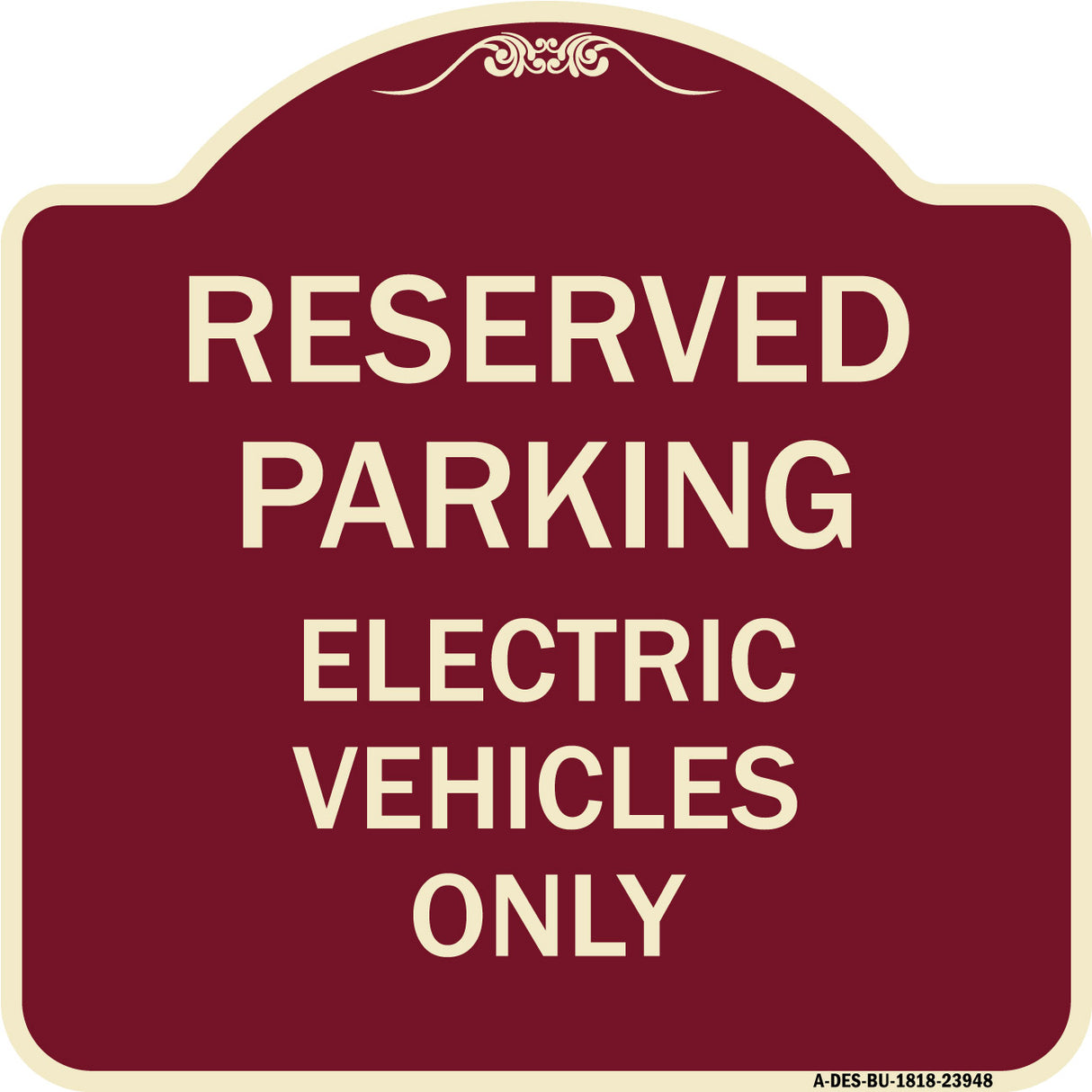 For Electrical Cars Reserved Parking - Electric Vehicles Only