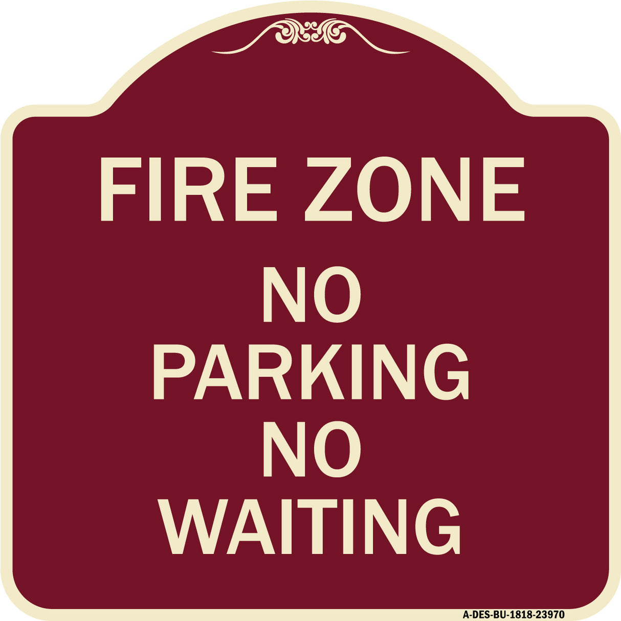 Fire Zone No Parking No Waiting