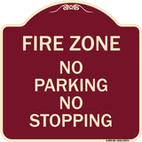 Fire Zone No Parking No Stopping