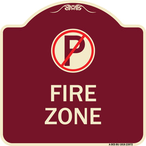 Fire Zone (No Parking Symbol)