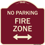 Fire Lane with Bidirectional Arrow