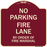 Fire Lane by Order of Fire Marshal