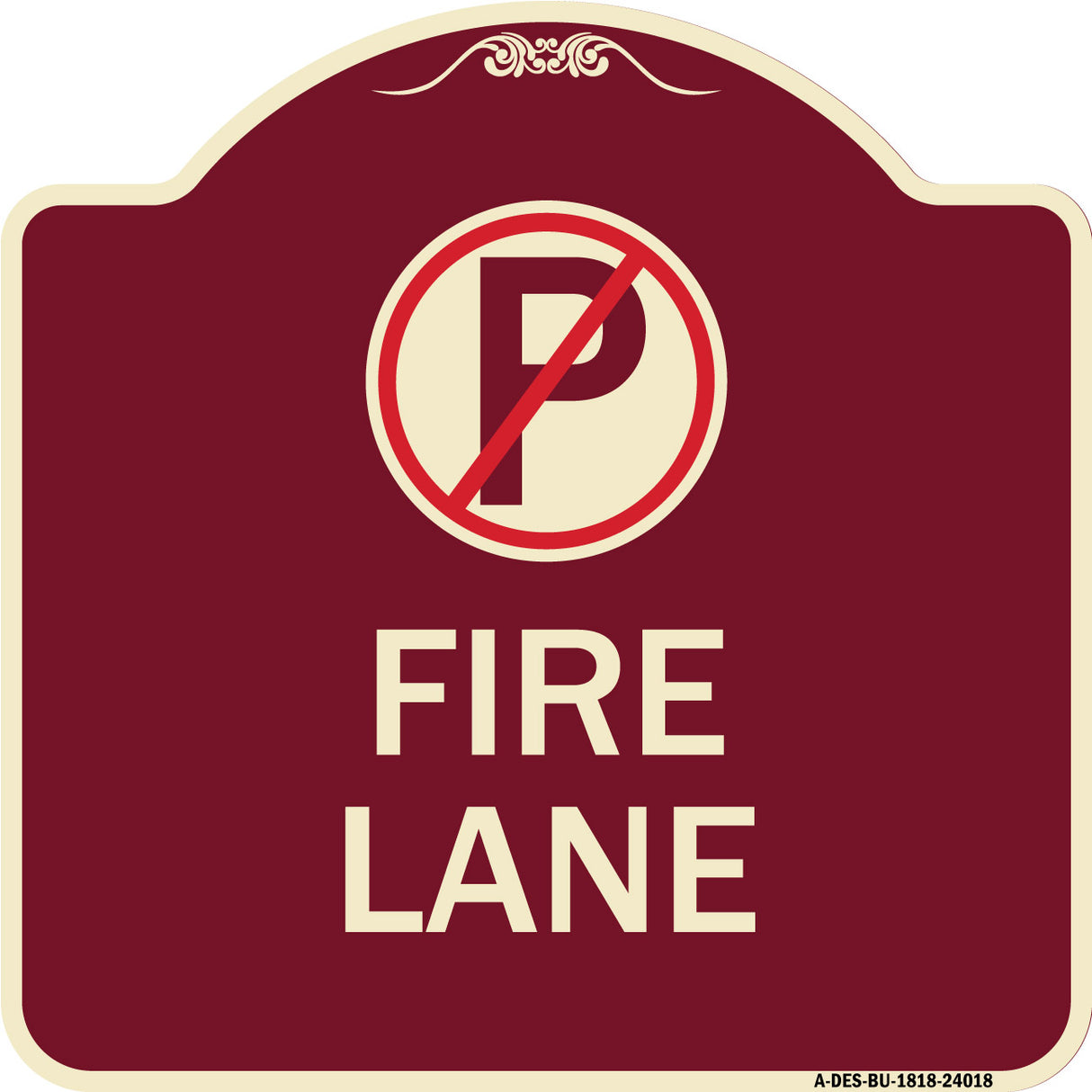 Fire Lane (No Parking Symbol)