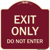 Exit Only Do Not Enter