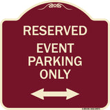 Event Parking Only (With Bidirectional Arrow)