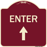 Enter Sign Enter with Up Arrow