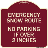 Emergency Snow Route No Parking Emergency Snow Route No Parking If Over 2 Inches