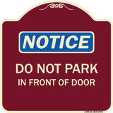Do Not Park in Front of Door
