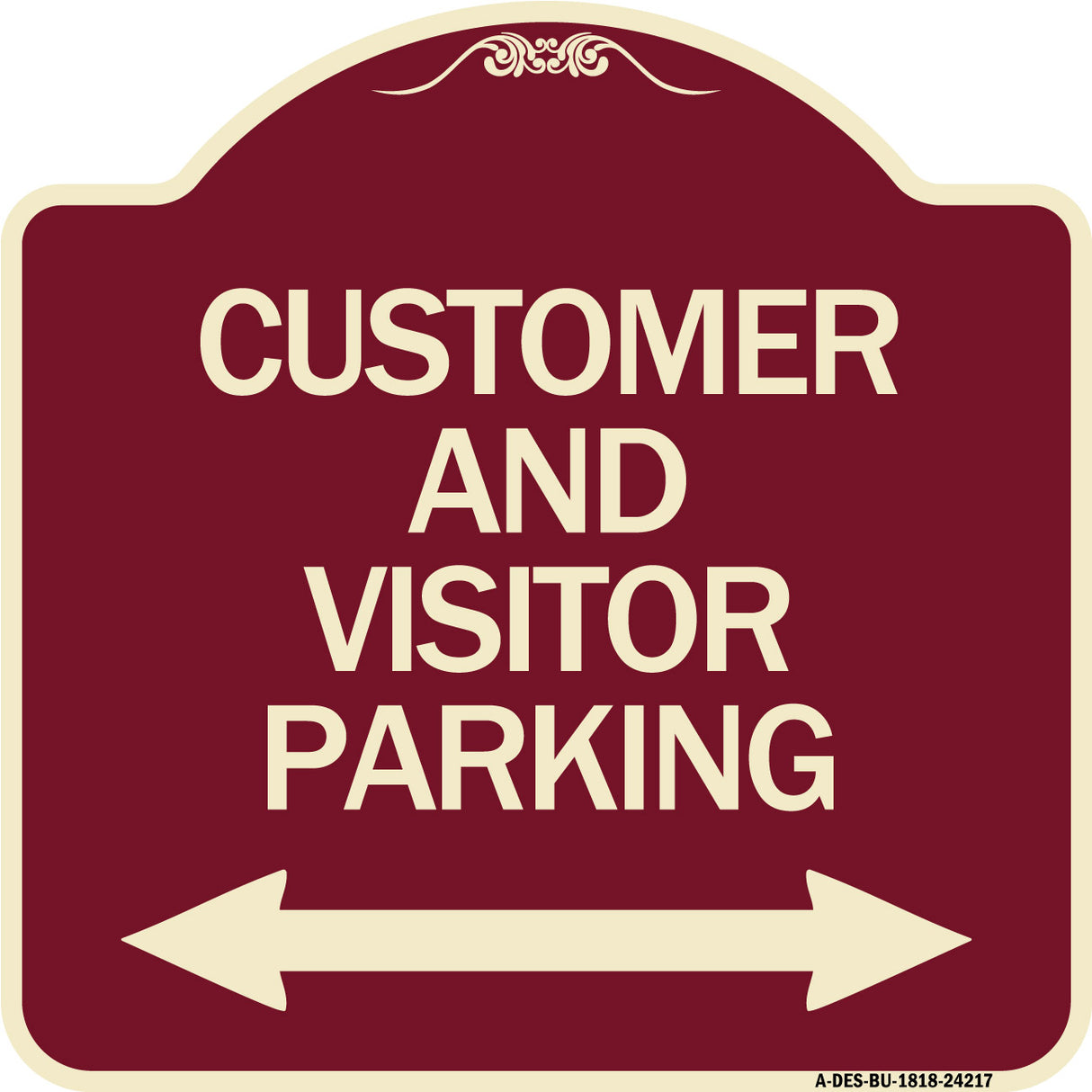 Customer and Visitor Parking (Bidirectional Arrow)