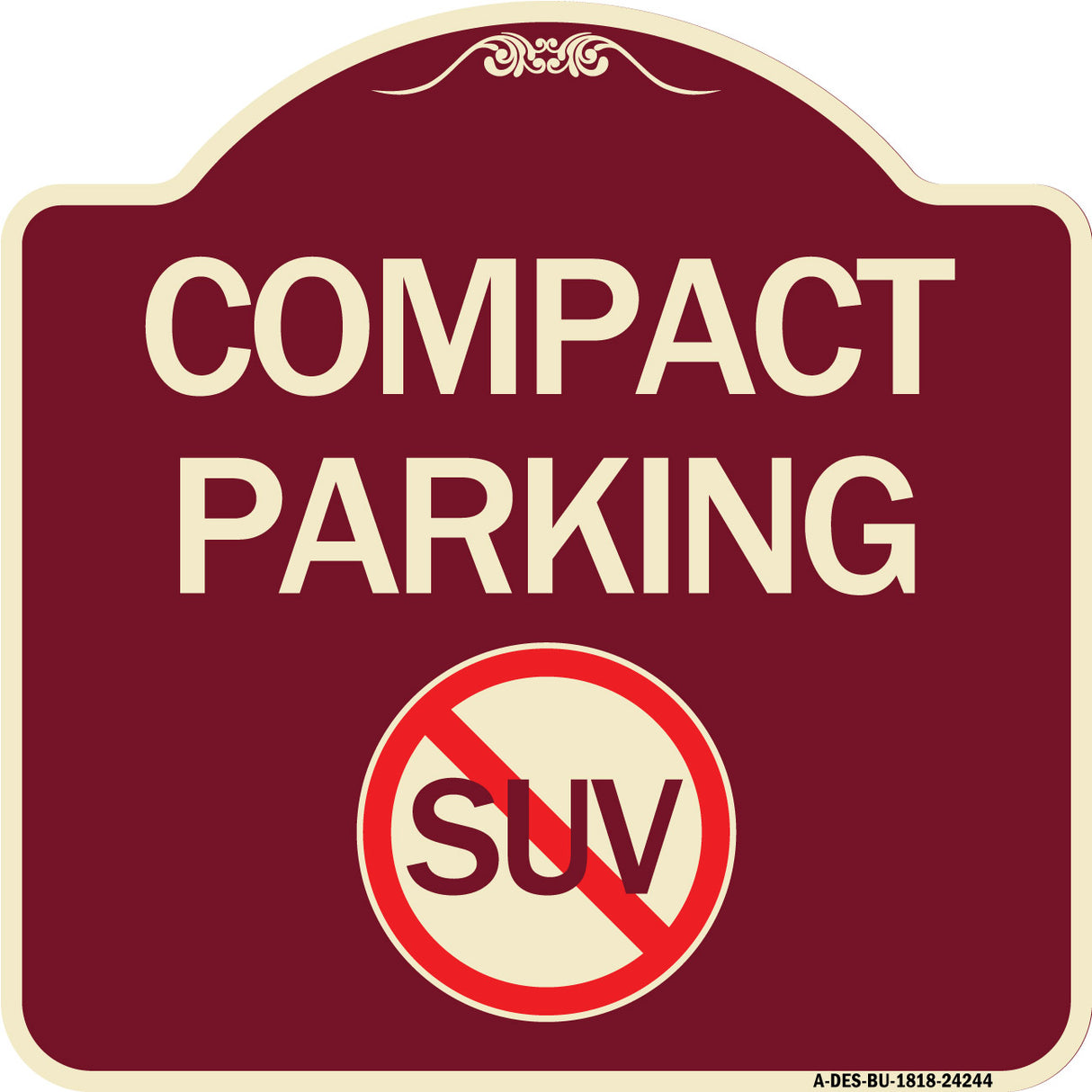 Compact Parking (With No SUV Symbol)