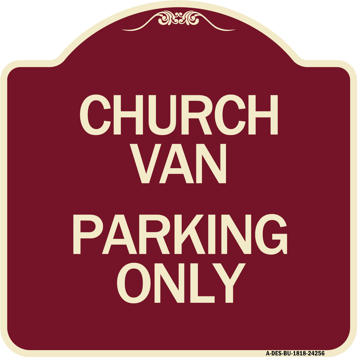 Church Van Parking Only