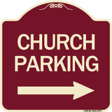 Church Parking (With Right Arrow)