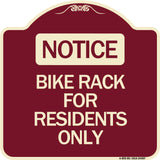 Bike Rack for Residents Only