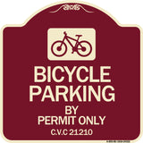 Bicycle Parking by Permit Only C.V.S. 21210 (With Bicycle Graphic)