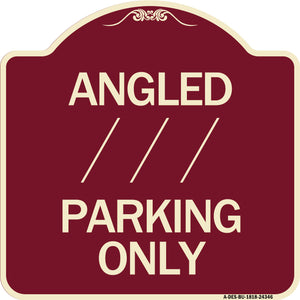 Angle Parking Only (With Bidirectional Arrow) 1