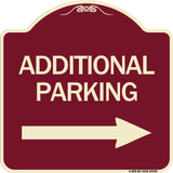 Additional Parking Sign (Right Arrow)