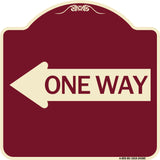 One Way (With Left Arrow)