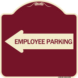 Employee Parking (With Left Arrow)