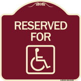 Reserved for (With Accessible Symbol)