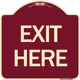 Exit Here