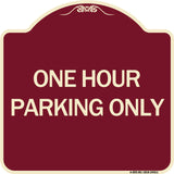 One Hour Parking Only