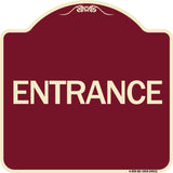 Traffic Entrance Sign Entrance