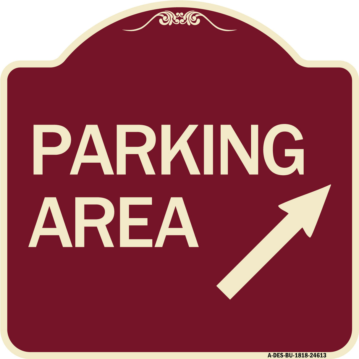 Parking Area (Up Right Arrow Symbol)