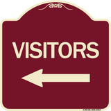 Visitors with Left Arrow