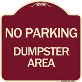 No Parking Dumpster Area