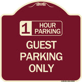 1 Hour Parking Guest Parking Only