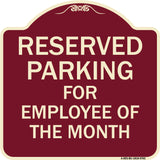 Reserved Parking For Employee Of The Month