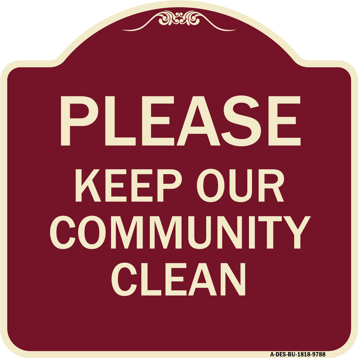 Please Keep Our Community Clean