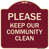 Please Keep Our Community Clean