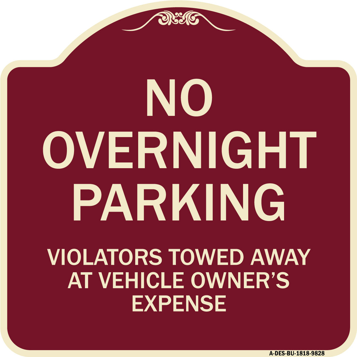 No Overnight Parking