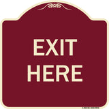 Exit Here