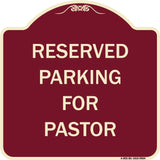 Reserved Parking For Pastor