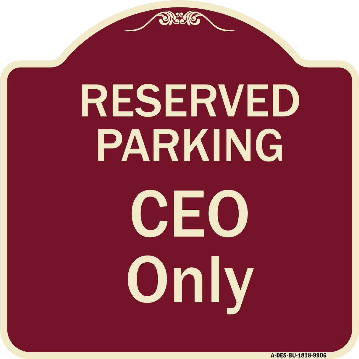 Reserved Parking Ceo Only