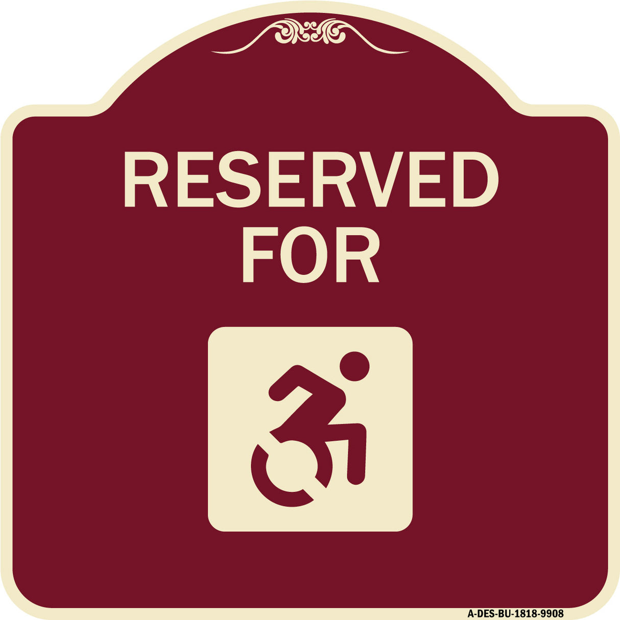 Reserved For (With Accessible Symbol)