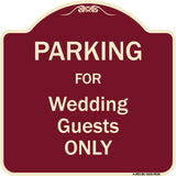 Parking For Wedding Guests Only