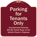 Parking For Tenants Only Unauthorized Vehicles Towed Away