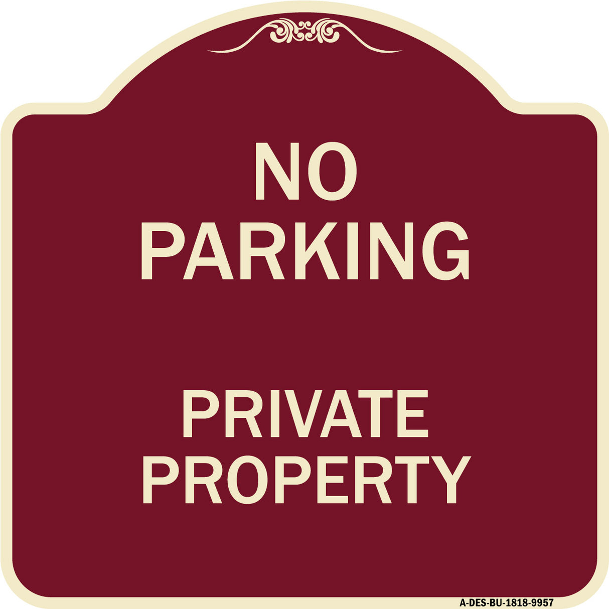 No Parking Private Property