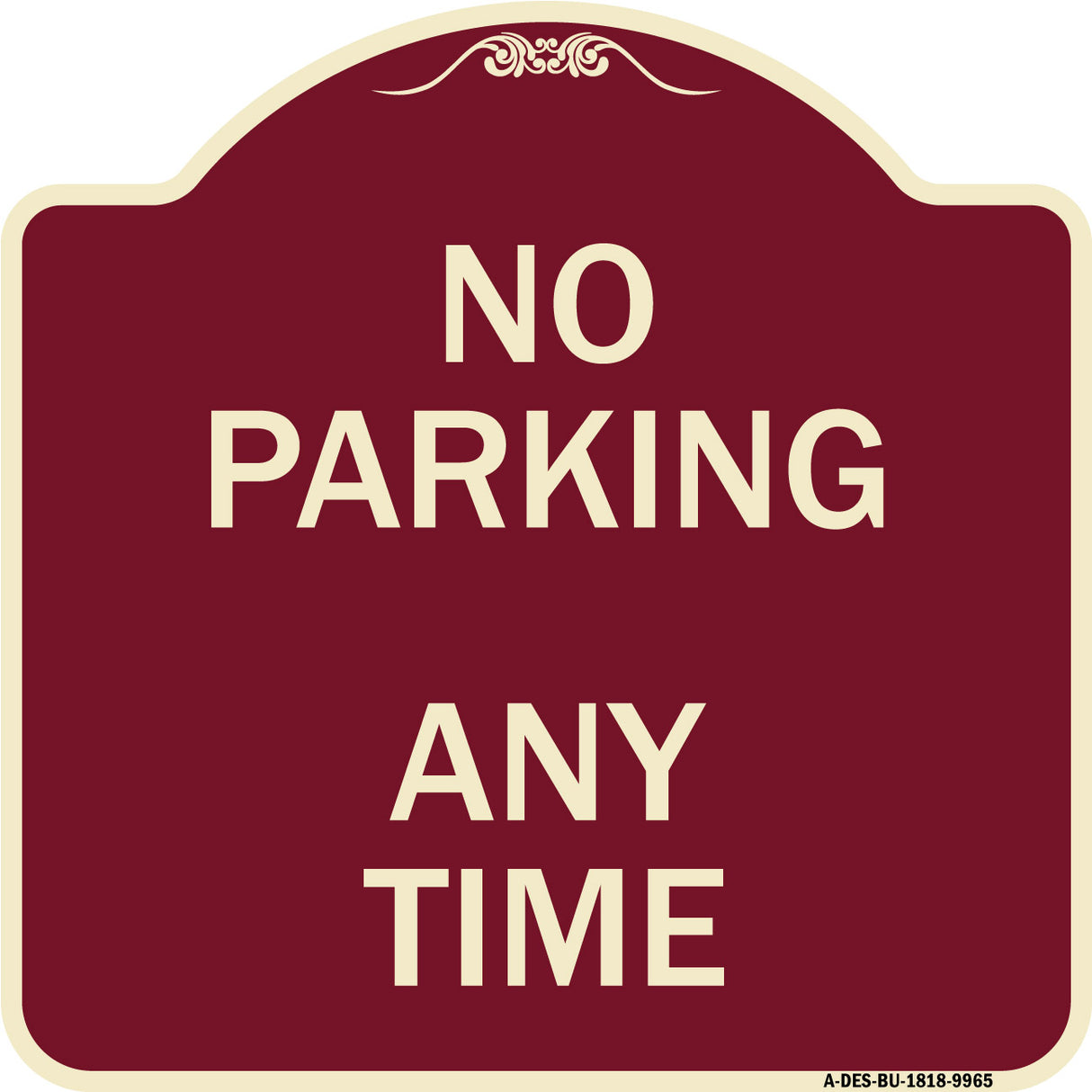 No Parking Anytime