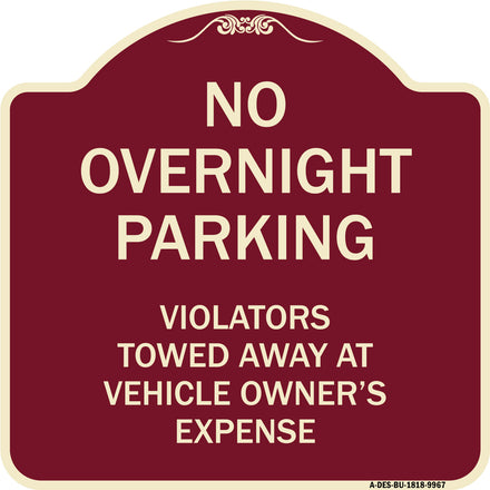 No Overnight Parking