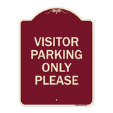 Visitor Parking Sign Visitor Parking Only Please
