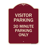 Visitor Parking Sign Visitor Parking 30 Minute Parking Only