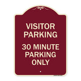 Visitor Parking 30 Minute Parking Only