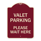 Valet Parking Please Wait Here
