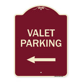 Valet Parking with Left Arrow