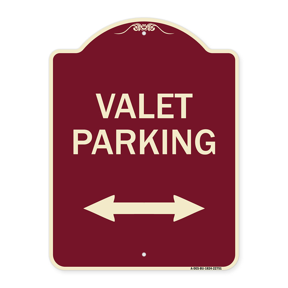 Valet Parking with Bidirectional Arrow